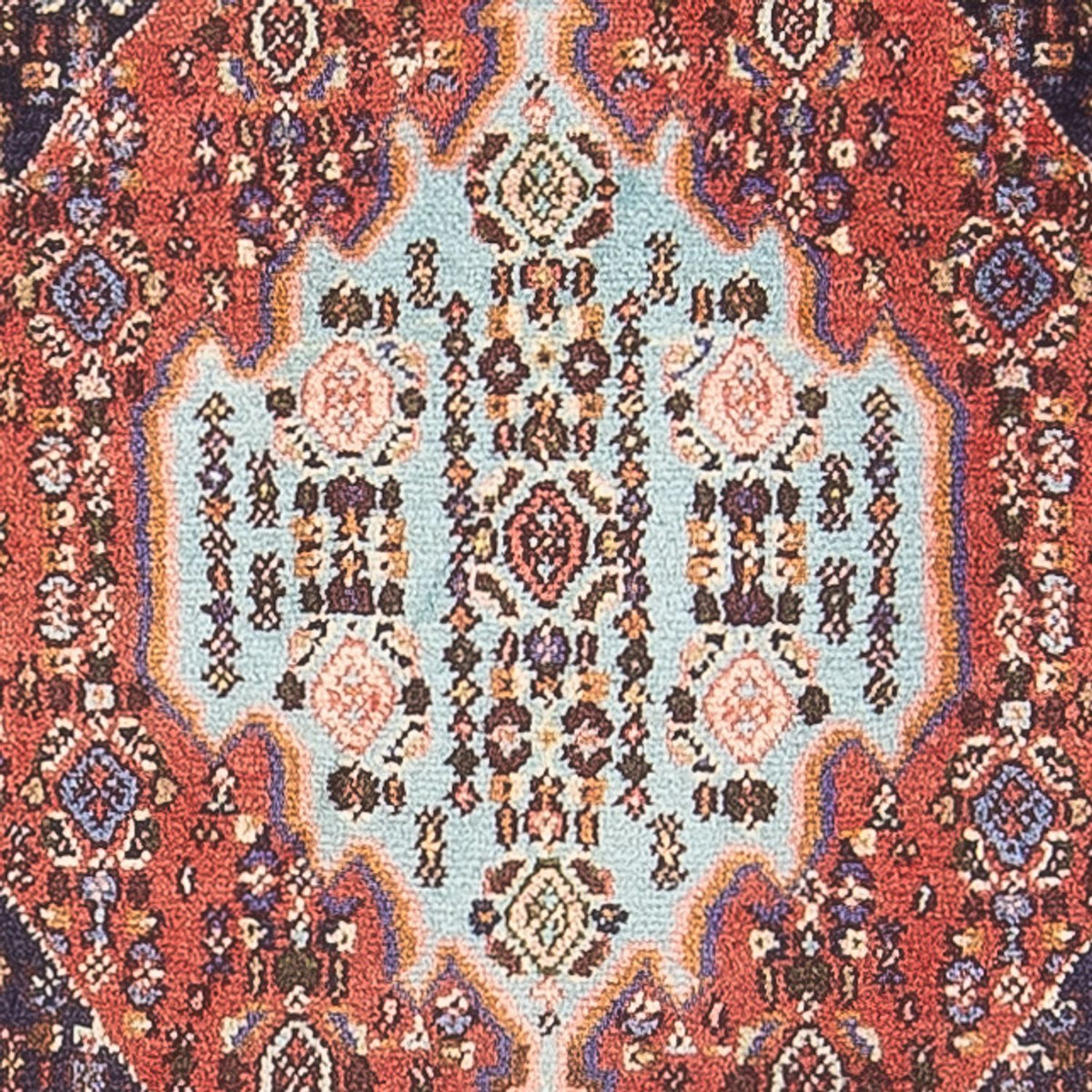 Tapis persan - Classique - 96 x 70 cm - bleu foncé