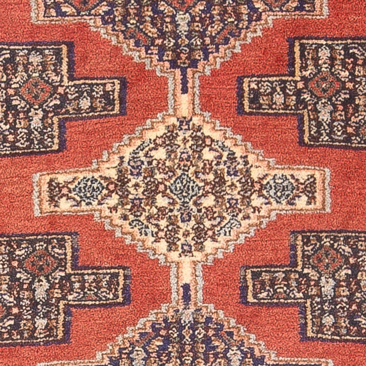 Tapis persan - Classique - 96 x 80 cm - rouge