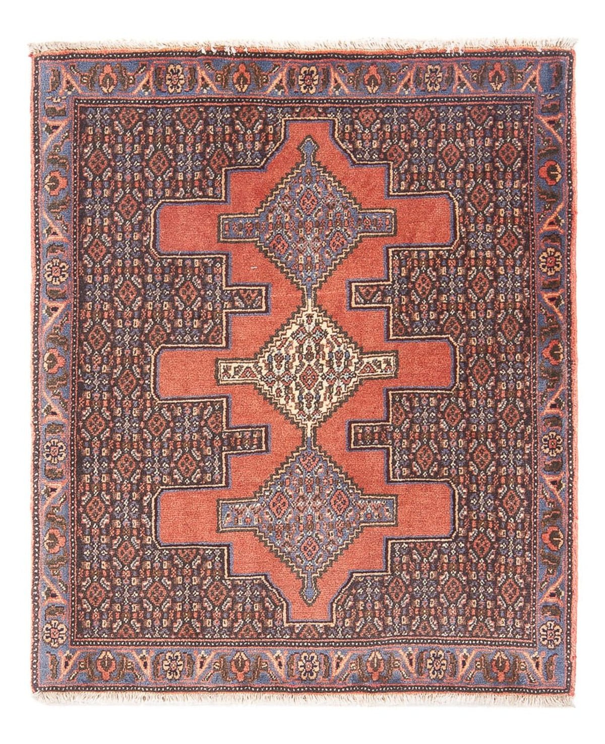 Tapis persan - Classique - 100 x 77 cm - rouge