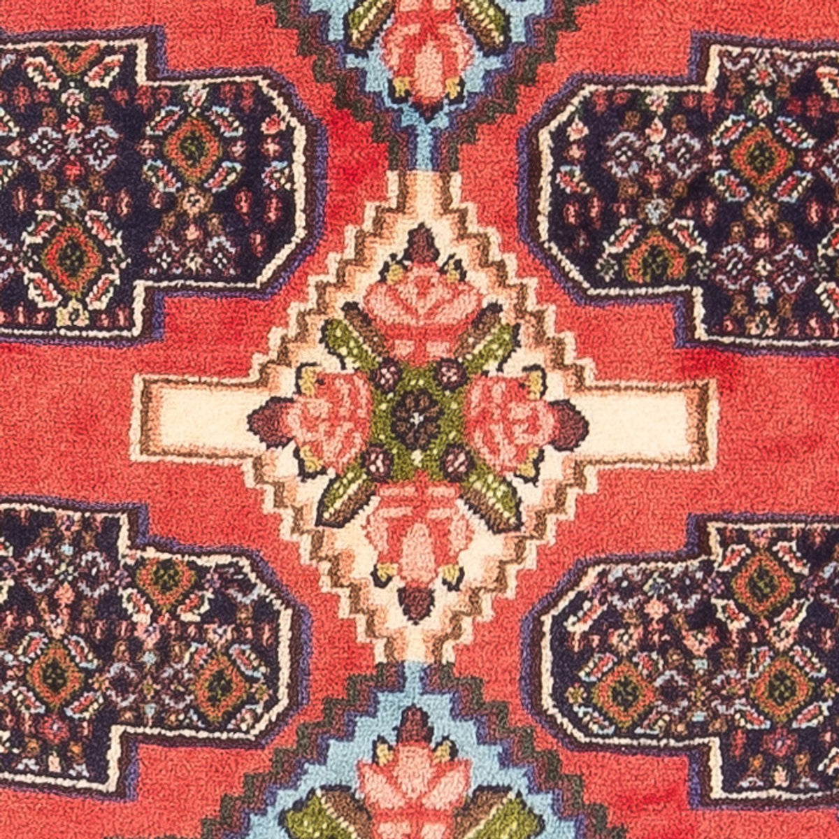 Tapis persan - Classique - 105 x 75 cm - bleu foncé