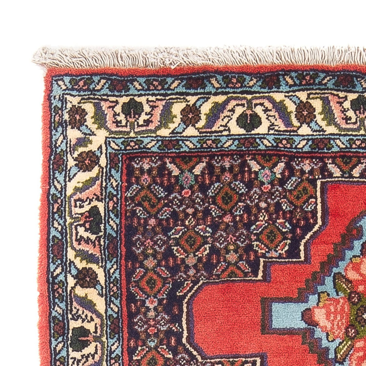 Tapis persan - Classique - 105 x 75 cm - bleu foncé