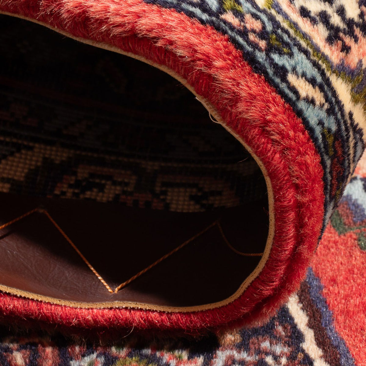 Tapis persan - Classique - 105 x 75 cm - bleu foncé