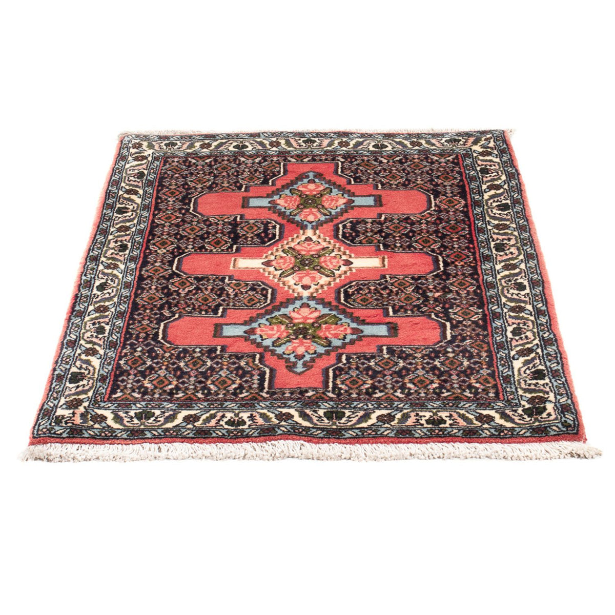 Tapis persan - Classique - 105 x 75 cm - bleu foncé