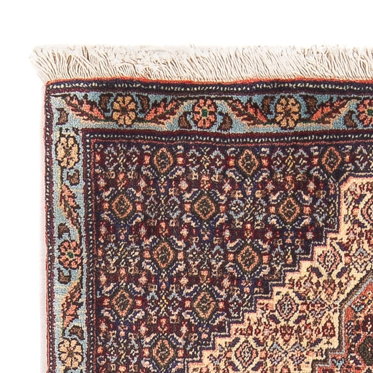 Tapis persan - Classique - 103 x 72 cm - bleu foncé