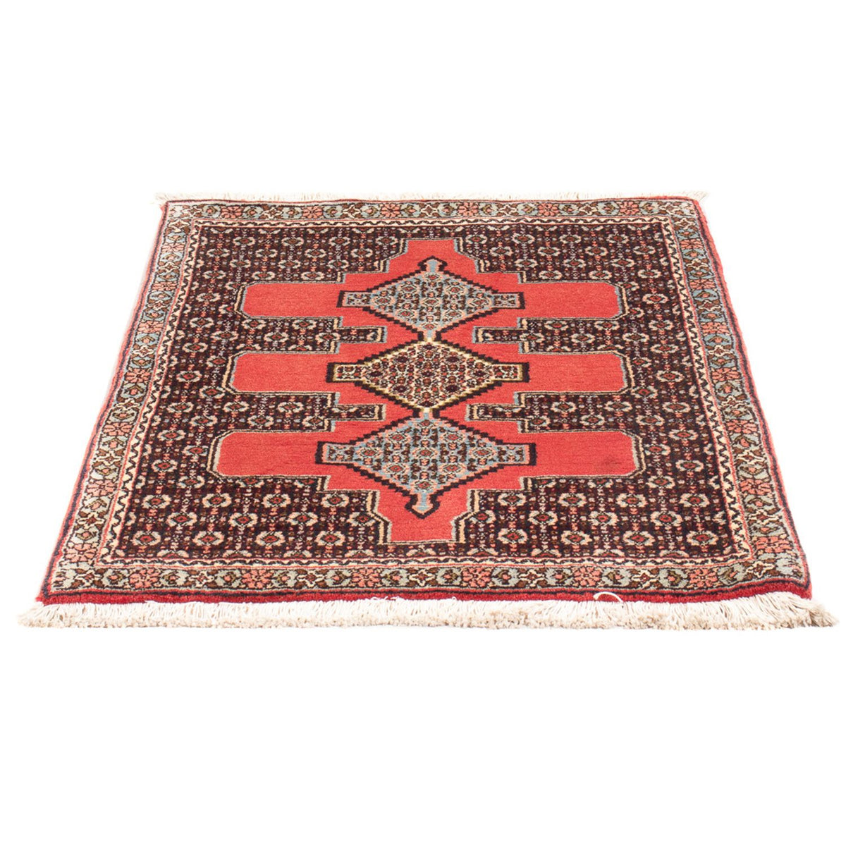 Tapis persan - Classique - 102 x 76 cm - bleu foncé