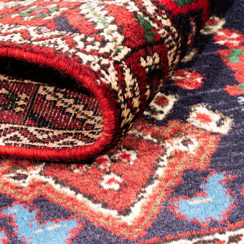 Tapis persan - Nomadic - 150 x 97 cm - bleu foncé