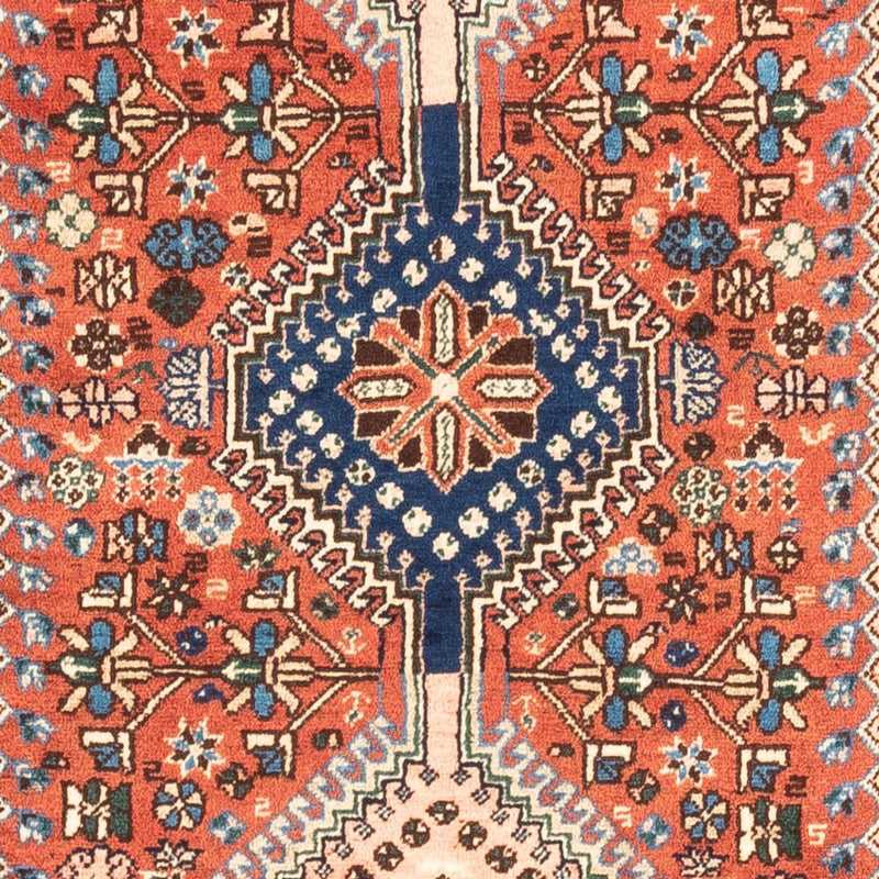 Tapis de couloir Tapis persan - Nomadic - 203 x 83 cm - rouge