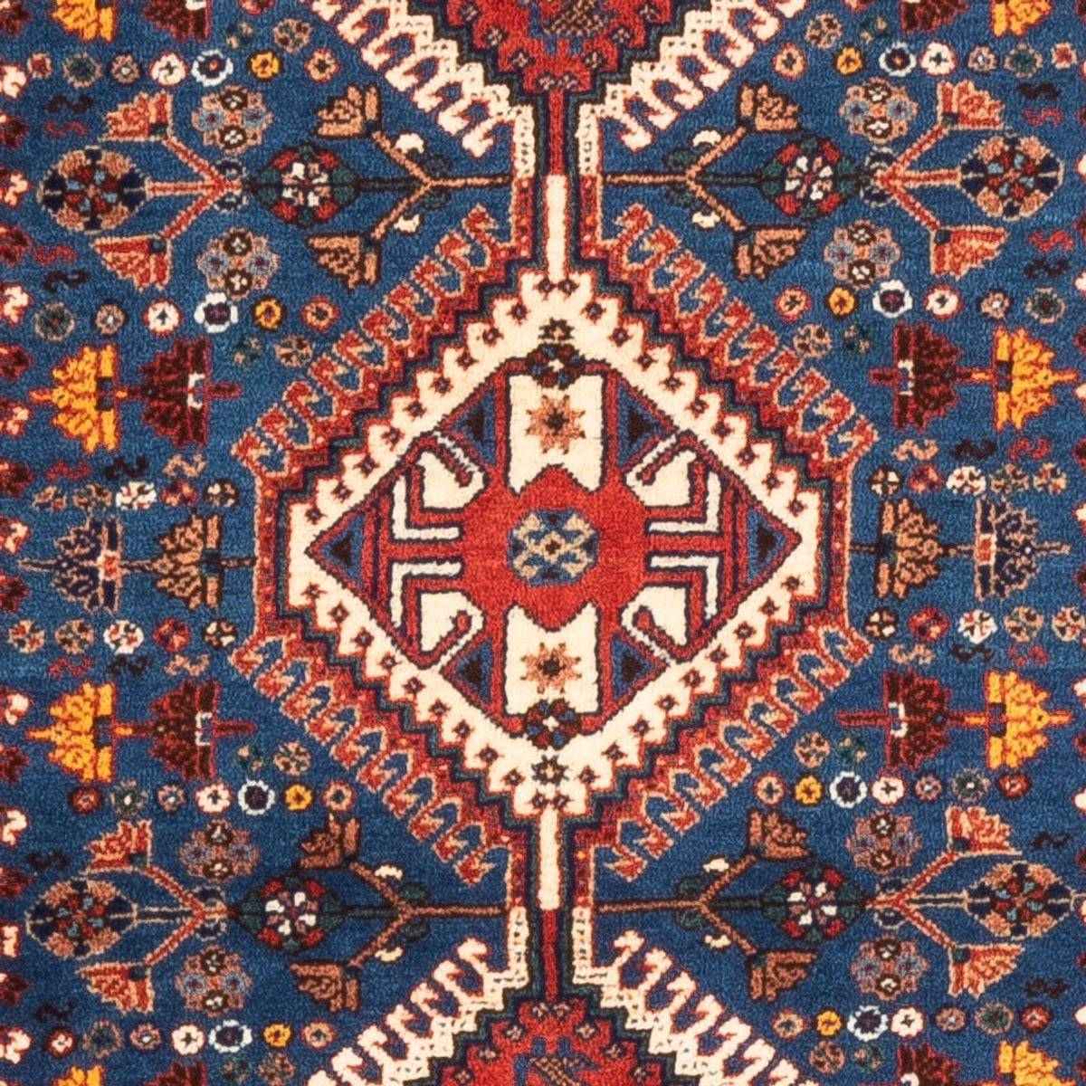 Tapis de couloir Tapis persan - Nomadic - 197 x 82 cm - bleu clair