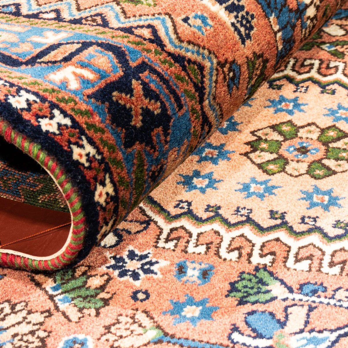 Tapis de couloir Tapis persan - Nomadic - 192 x 80 cm - rouge