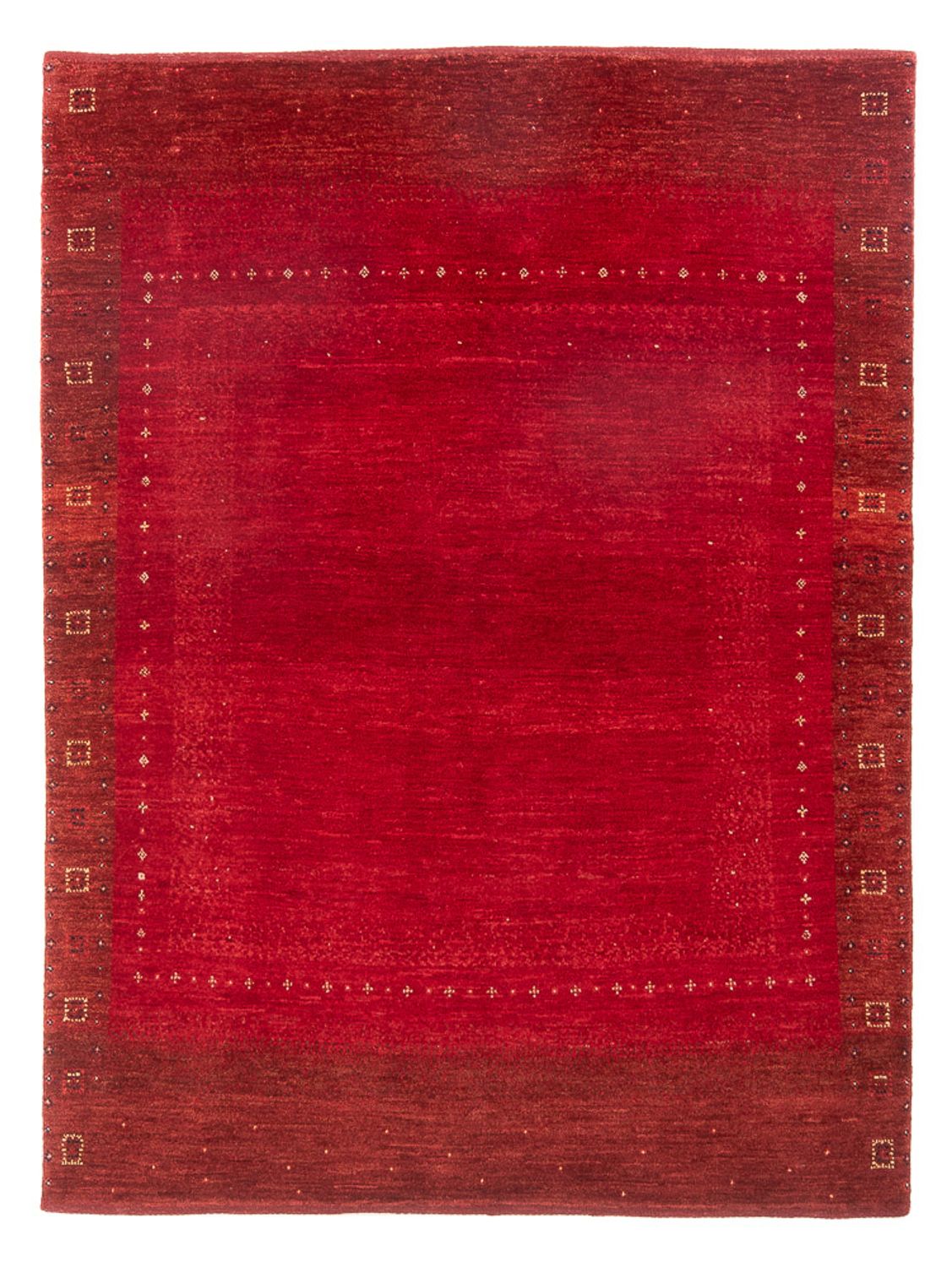 Tapis Gabbeh - Persan - 193 x 150 cm - rouge