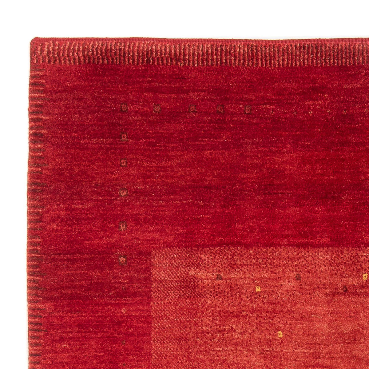 Tapis Gabbeh - Persan - 182 x 150 cm - rouge