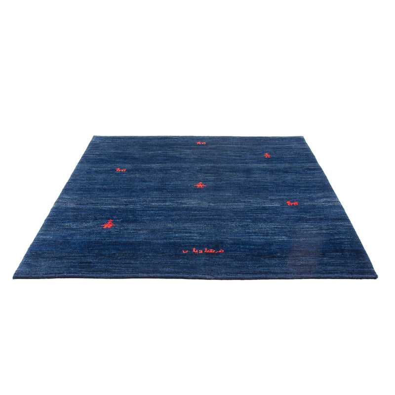 Tapis Gabbeh - Persan - 190 x 150 cm - bleu foncé