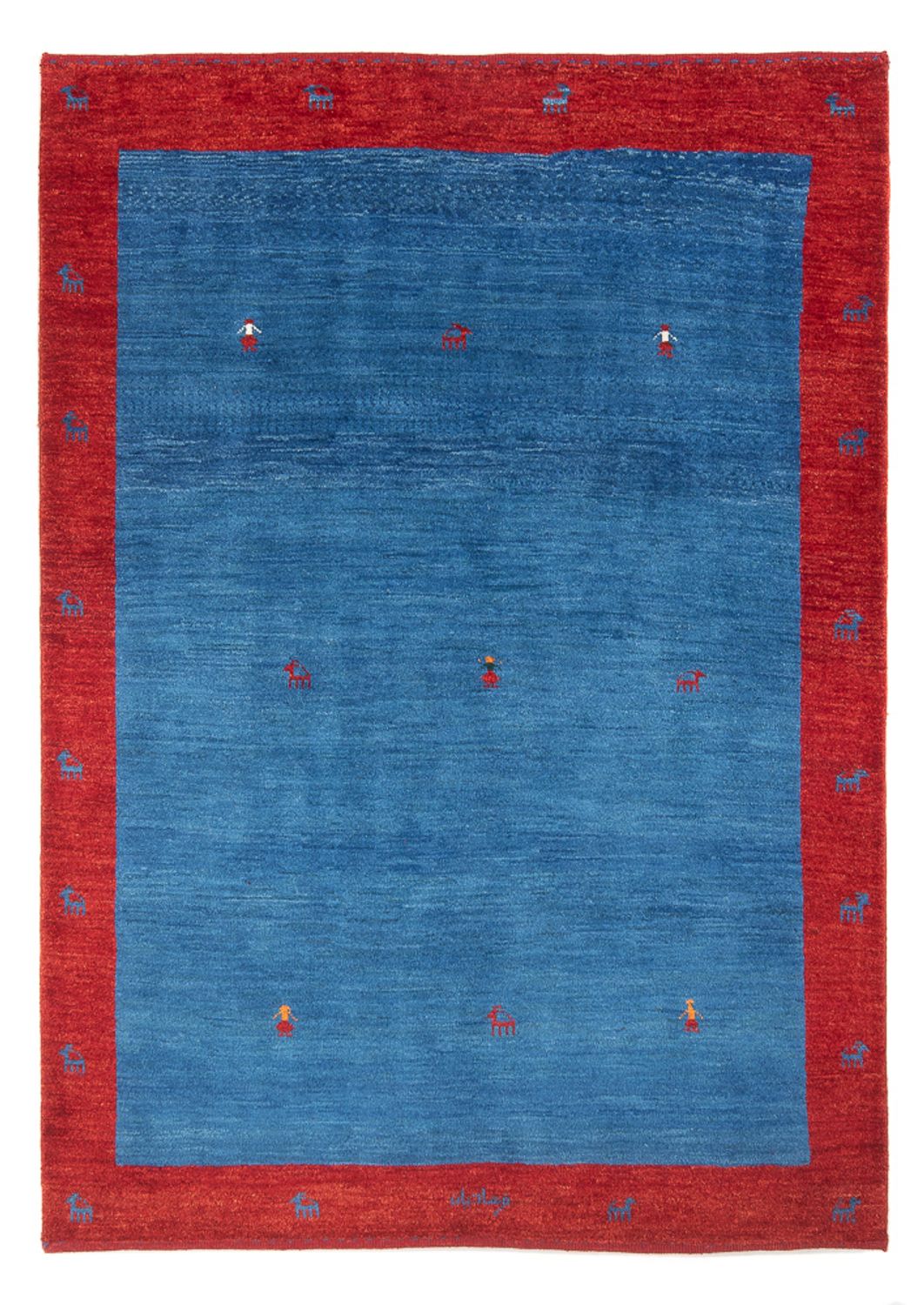 Tapis Gabbeh - Persan - 192 x 142 cm - multicolore