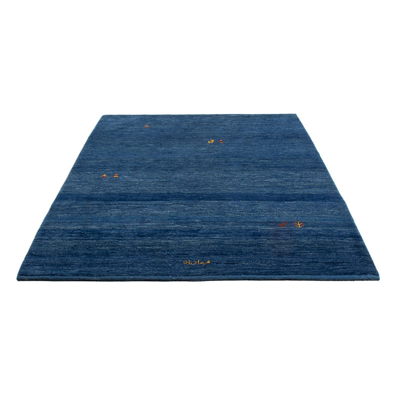 Tapis Gabbeh - Persan - 205 x 145 cm - bleu foncé
