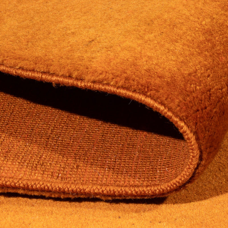 Tapis Gabbeh - Persan - 193 x 153 cm - orange