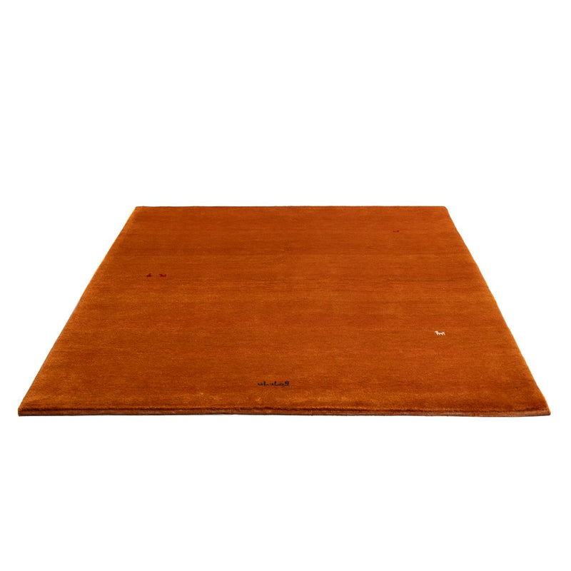 Tapis Gabbeh - Persan - 193 x 153 cm - orange