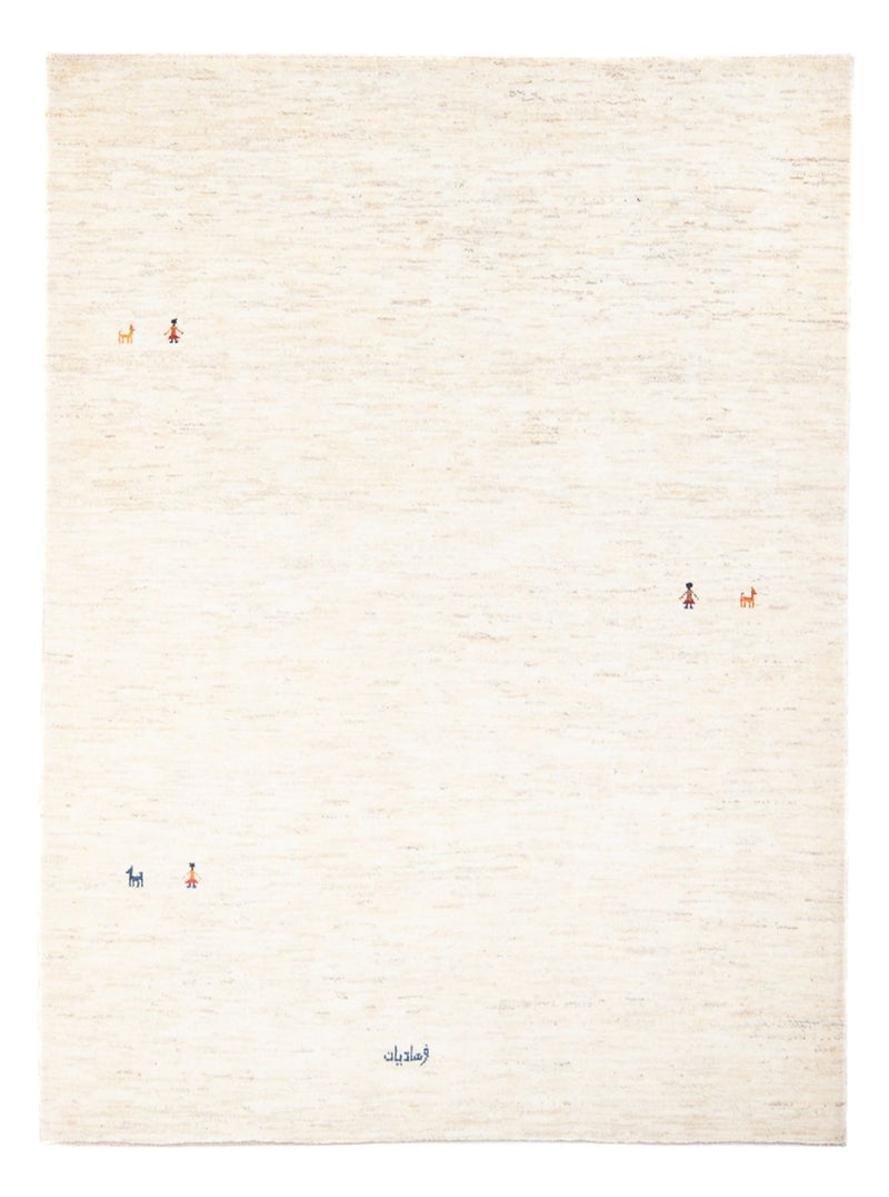 Tapis Gabbeh - Persan - 196 x 152 cm - beige