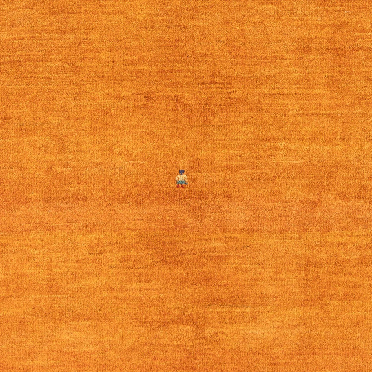 Tapis Gabbeh - Persan - 199 x 149 cm - orange
