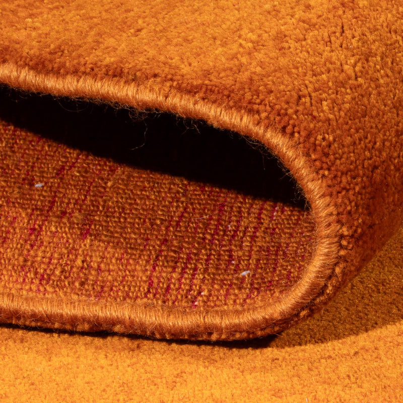 Tapis Gabbeh - Persan - 209 x 150 cm - orange