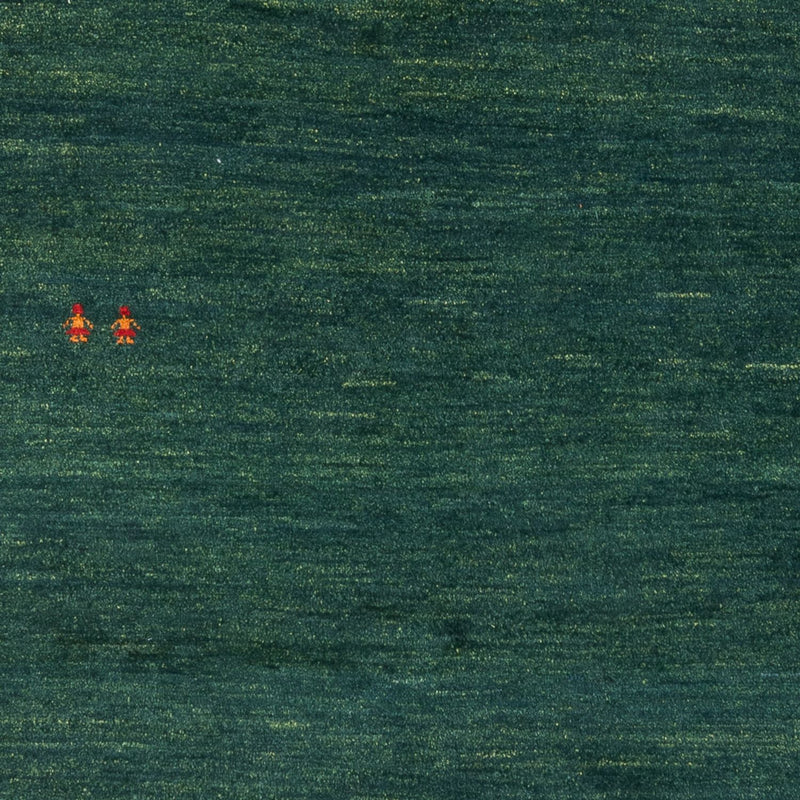 Tapis Gabbeh - Persan - 205 x 140 cm - vert foncé