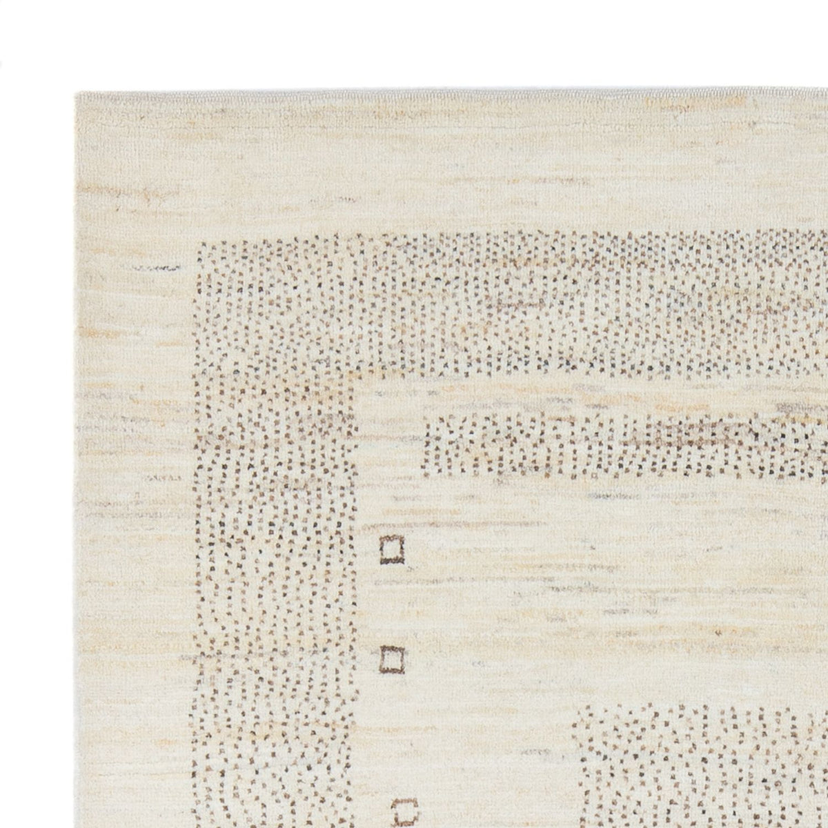 Tapis Gabbeh - Persan - 190 x 144 cm - argent