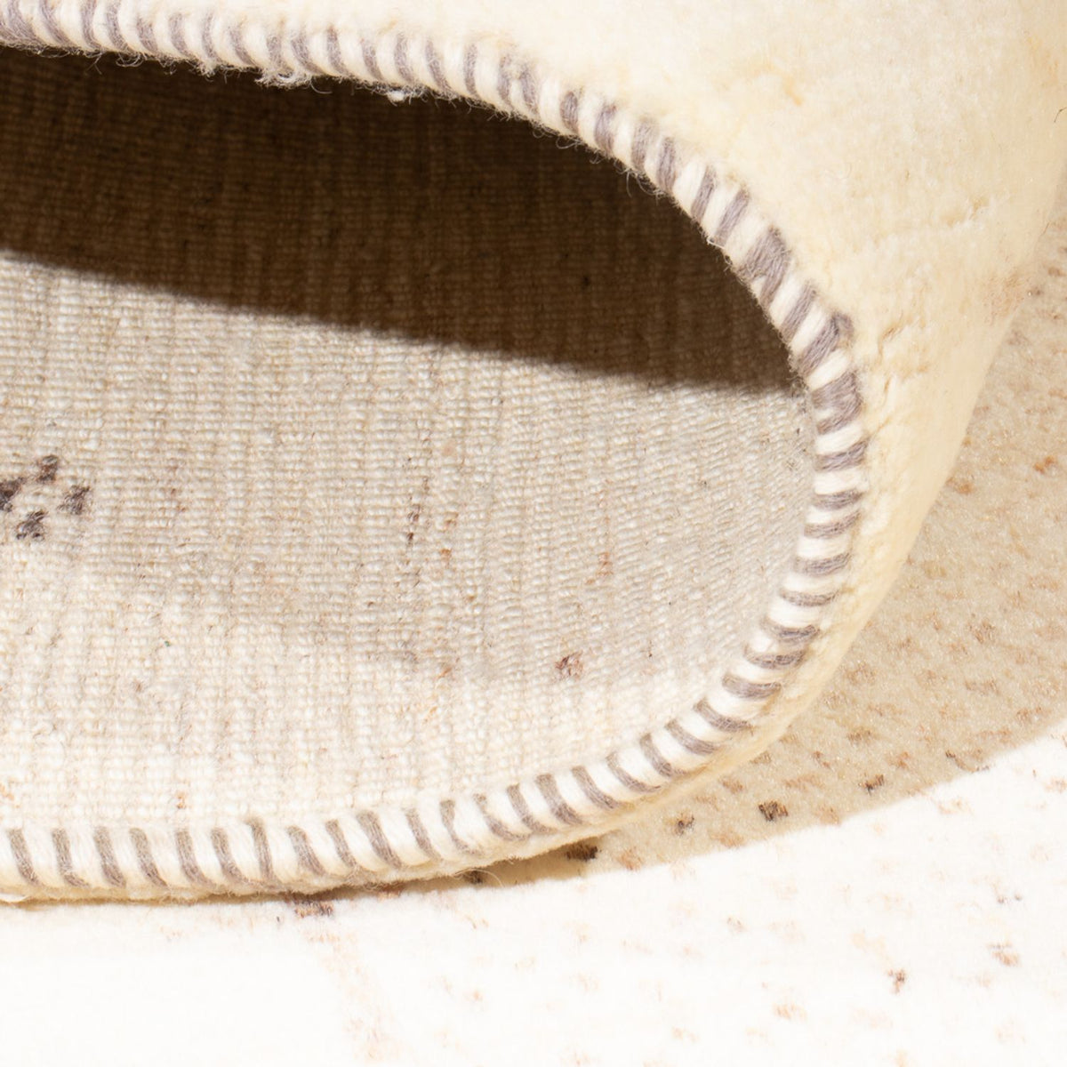 Tapis Gabbeh - Persan - 192 x 140 cm - argent