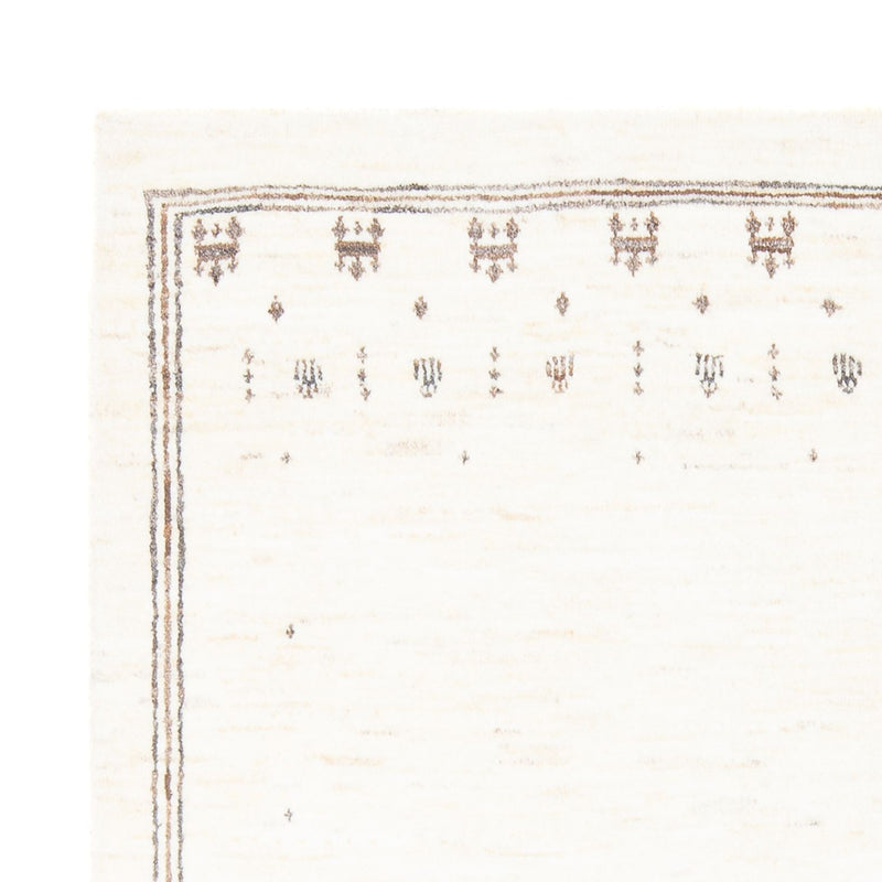 Tapis Gabbeh - Persan - 198 x 150 cm - blanc