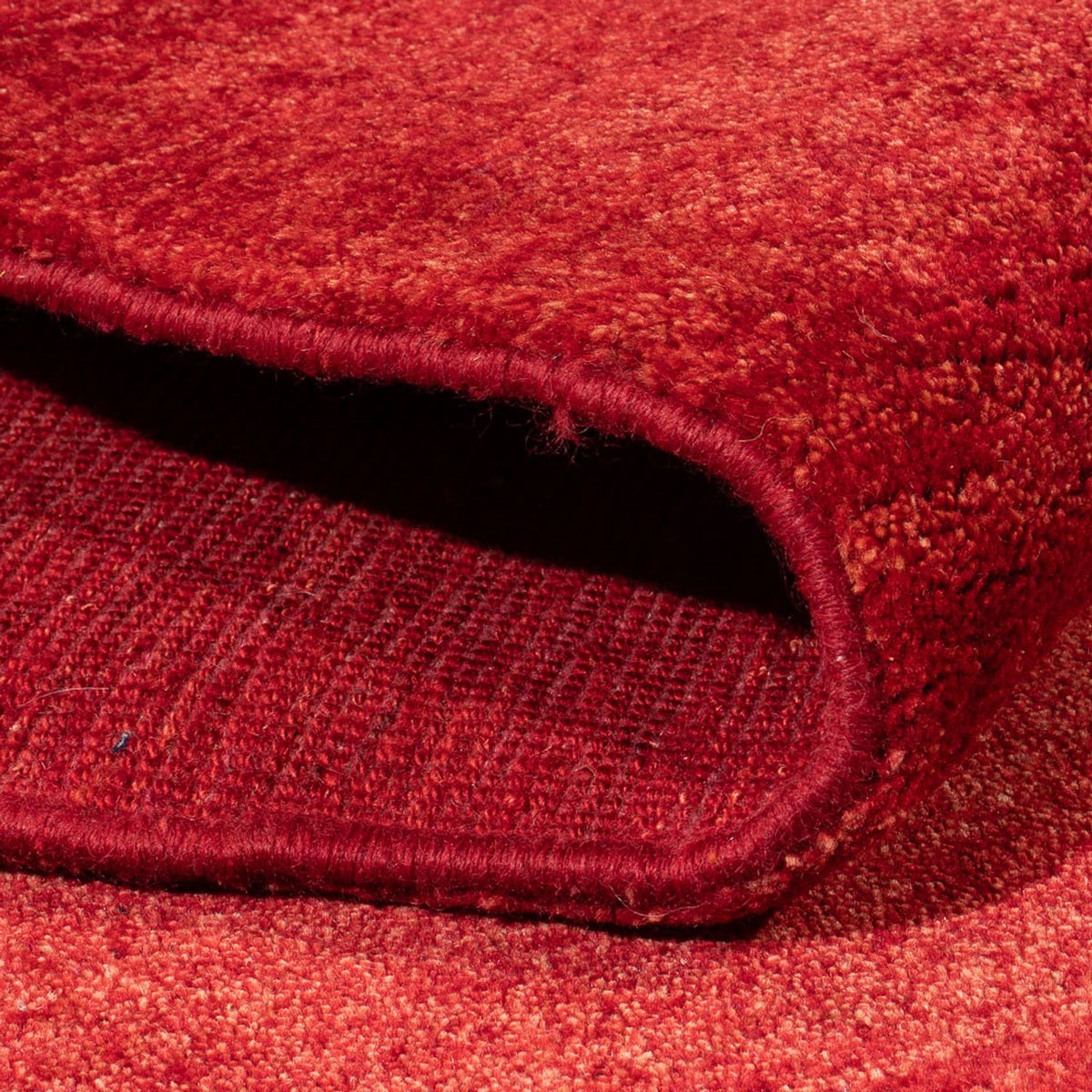 Tapis Gabbeh - Persan - 195 x 148 cm - rouge