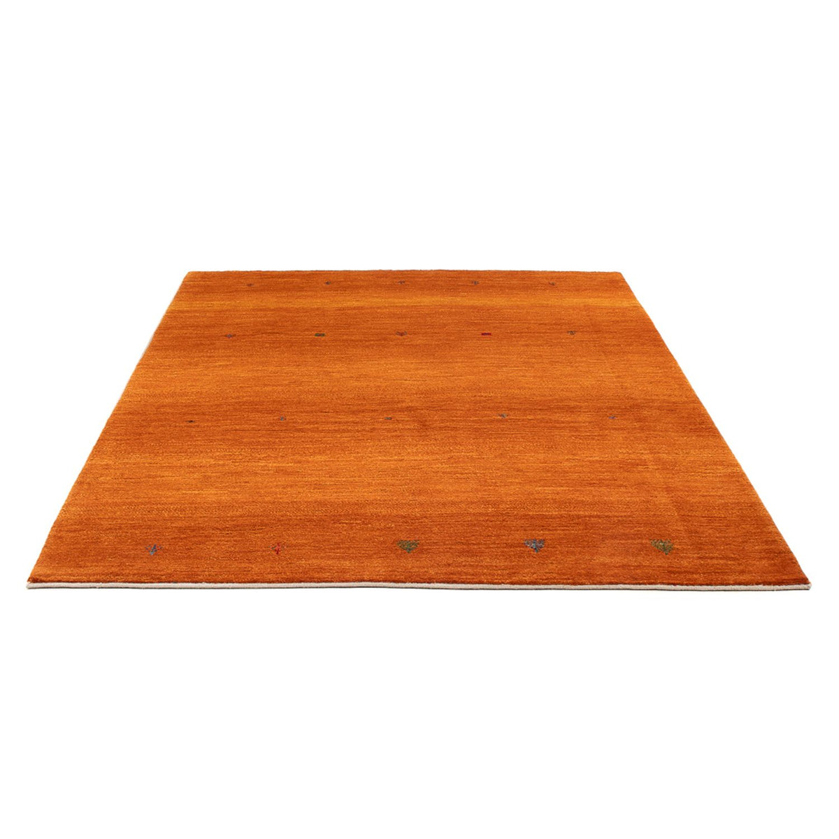 Tapis Gabbeh - Persan - 201 x 150 cm - orange