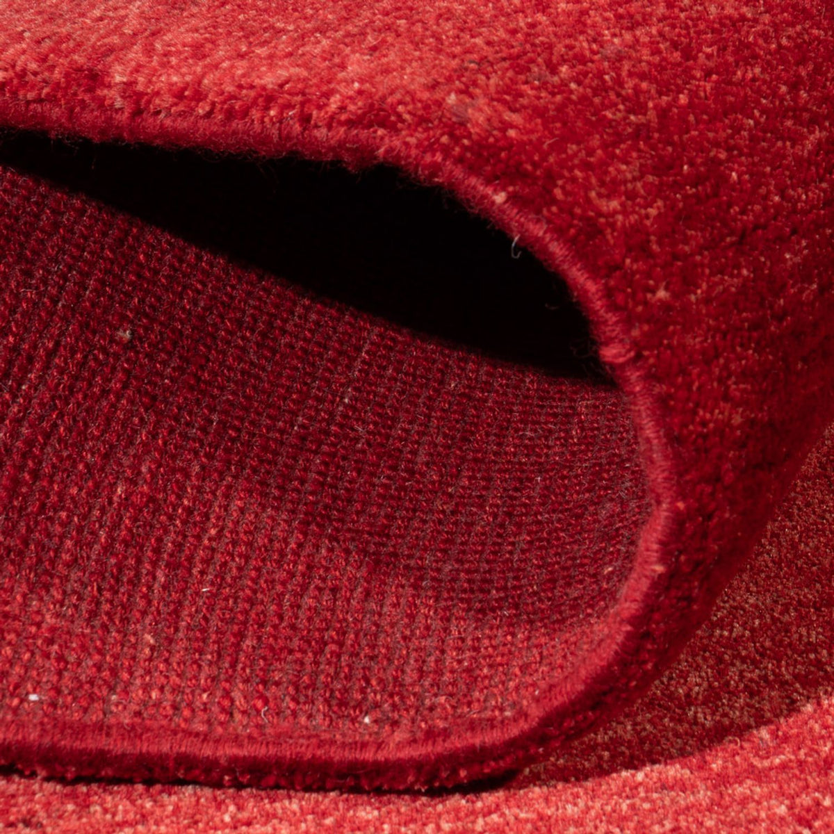 Tapis Gabbeh - Persan - 188 x 145 cm - rouge