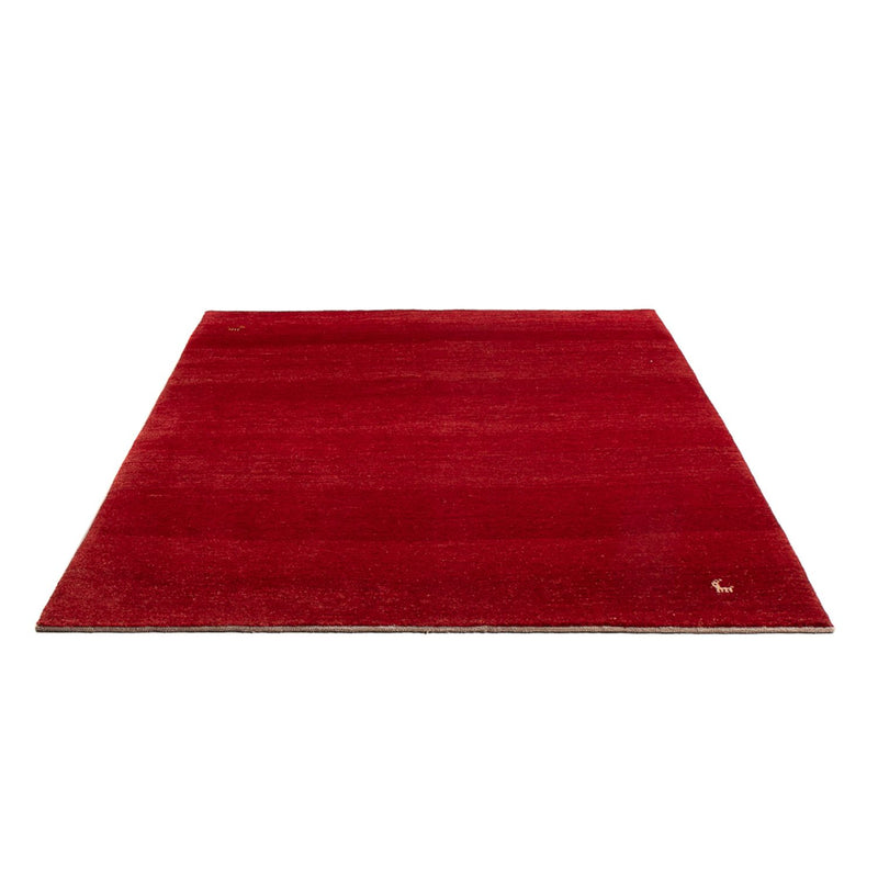 Tapis Gabbeh - Persan - 188 x 145 cm - rouge