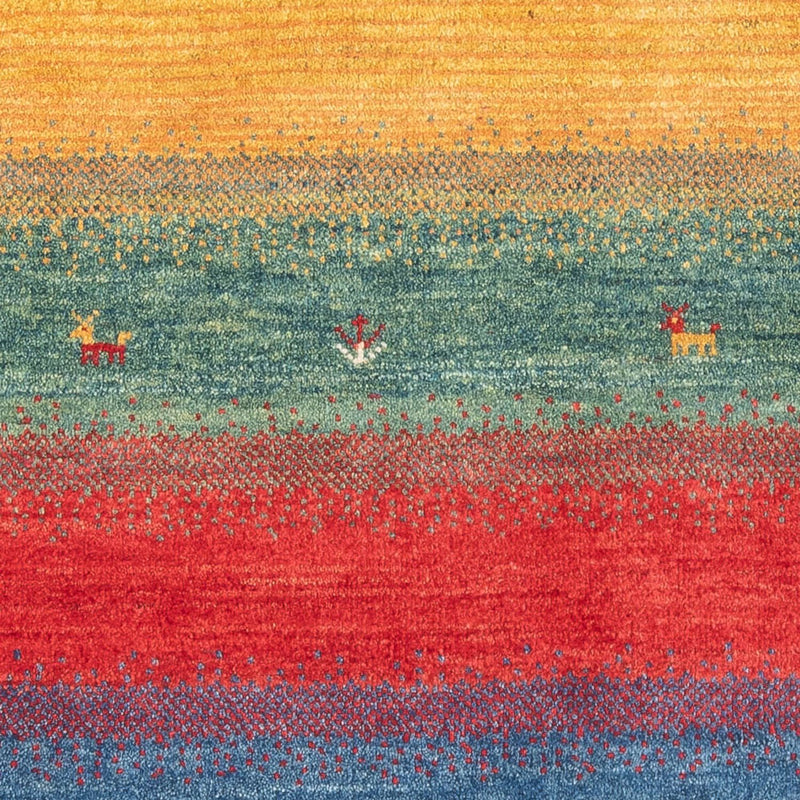 Tapis Gabbeh - Persan - 152 x 108 cm - multicolore