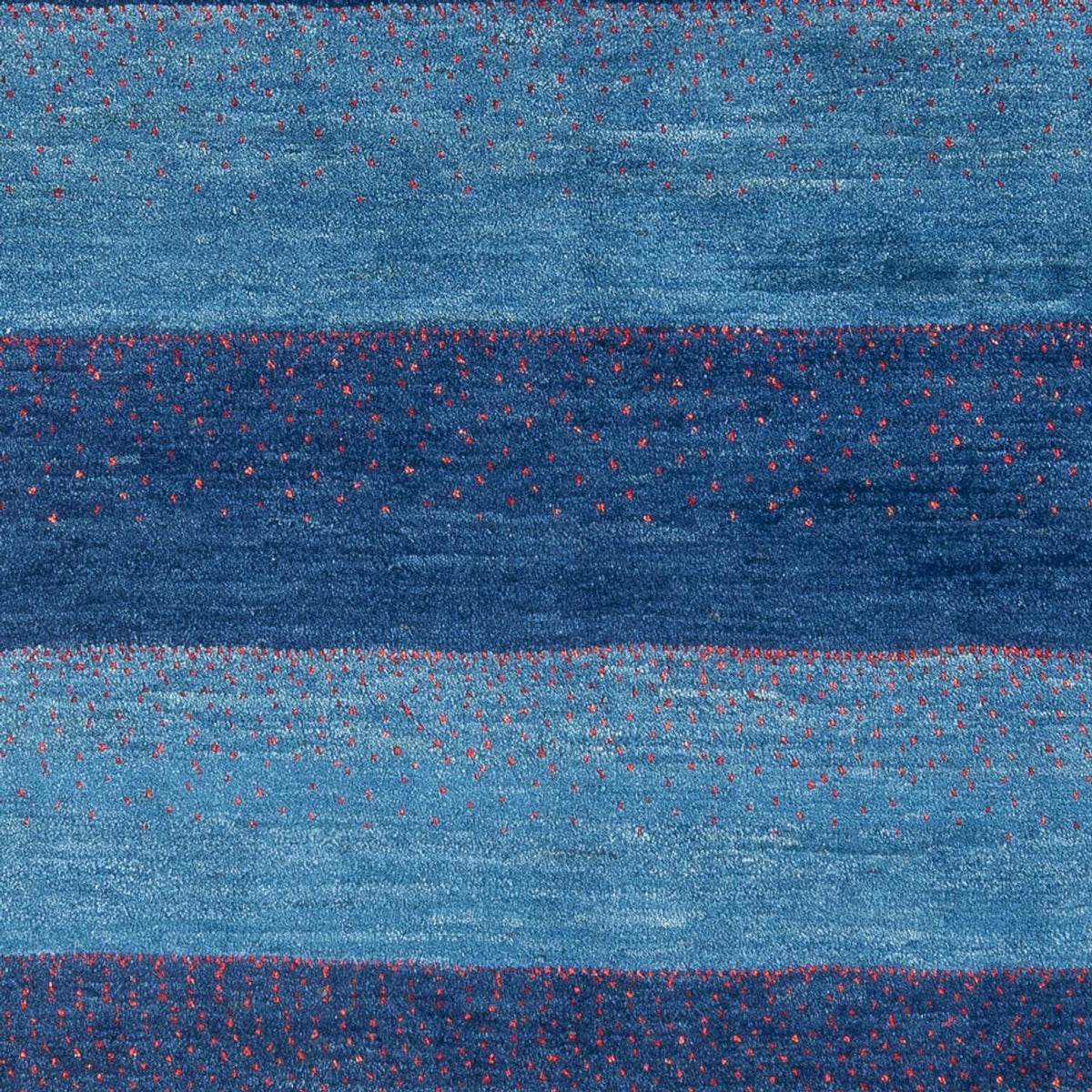Tapis Gabbeh - Persan - 200 x 140 cm - bleu foncé