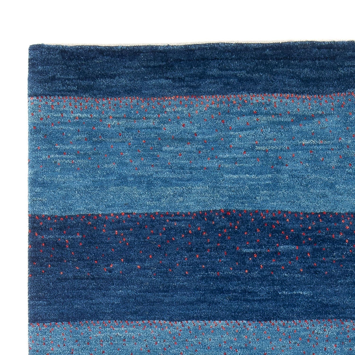 Tapis Gabbeh - Persan - 200 x 140 cm - bleu foncé