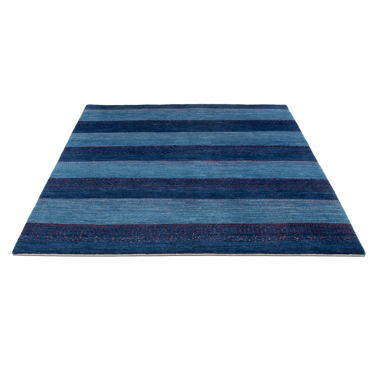 Tapis Gabbeh - Persan - 200 x 140 cm - bleu foncé