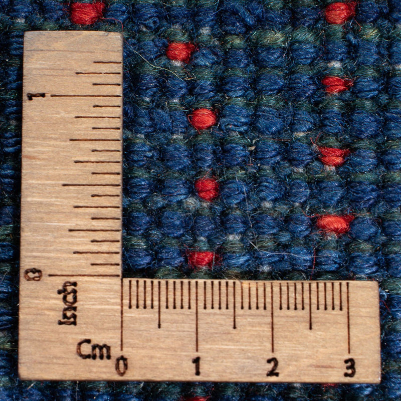 Tapis Gabbeh - Persan - 200 x 140 cm - bleu foncé