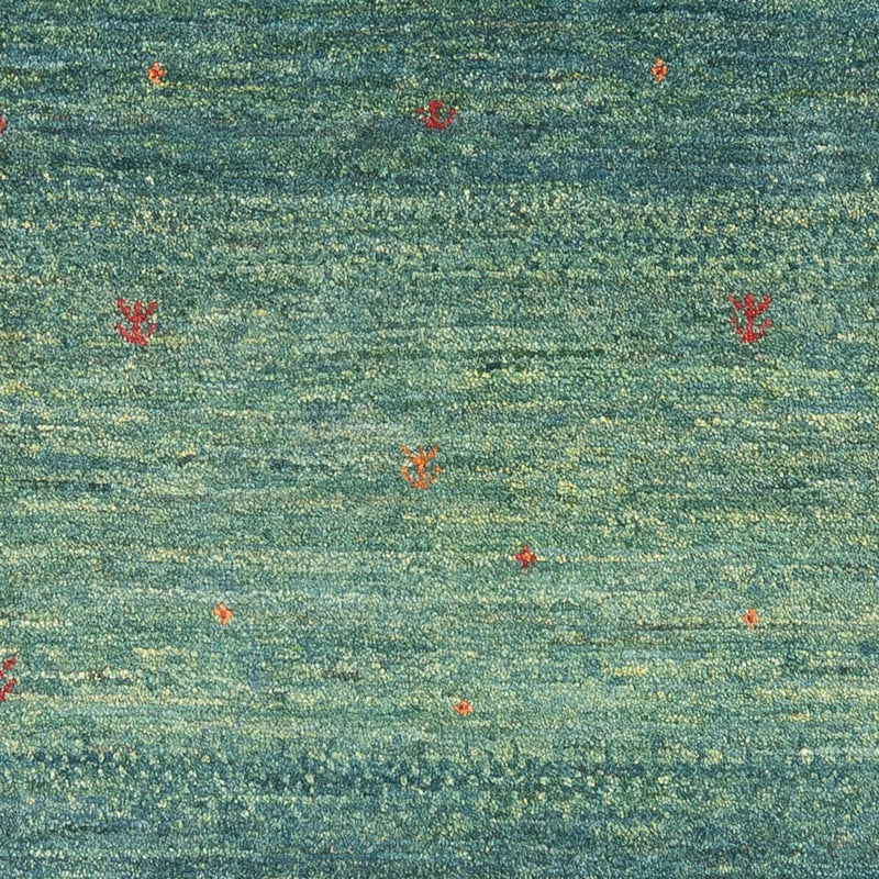 Tapis Gabbeh - Persan - 152 x 100 cm - vert foncé