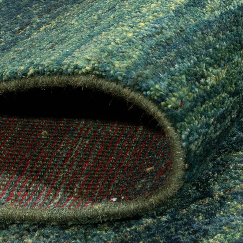 Tapis Gabbeh - Persan - 152 x 100 cm - vert foncé