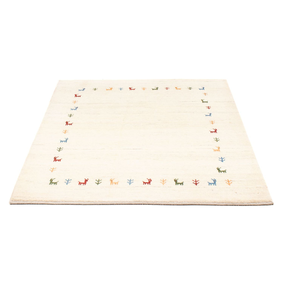 Tapis Gabbeh - Persan - 148 x 104 cm - multicolore