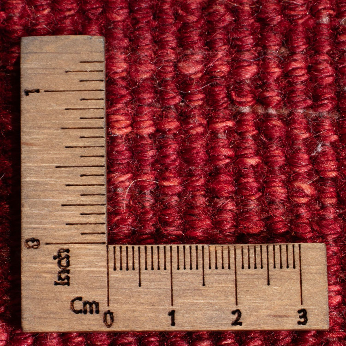 Tapis Gabbeh - Persan - 193 x 145 cm - rouge