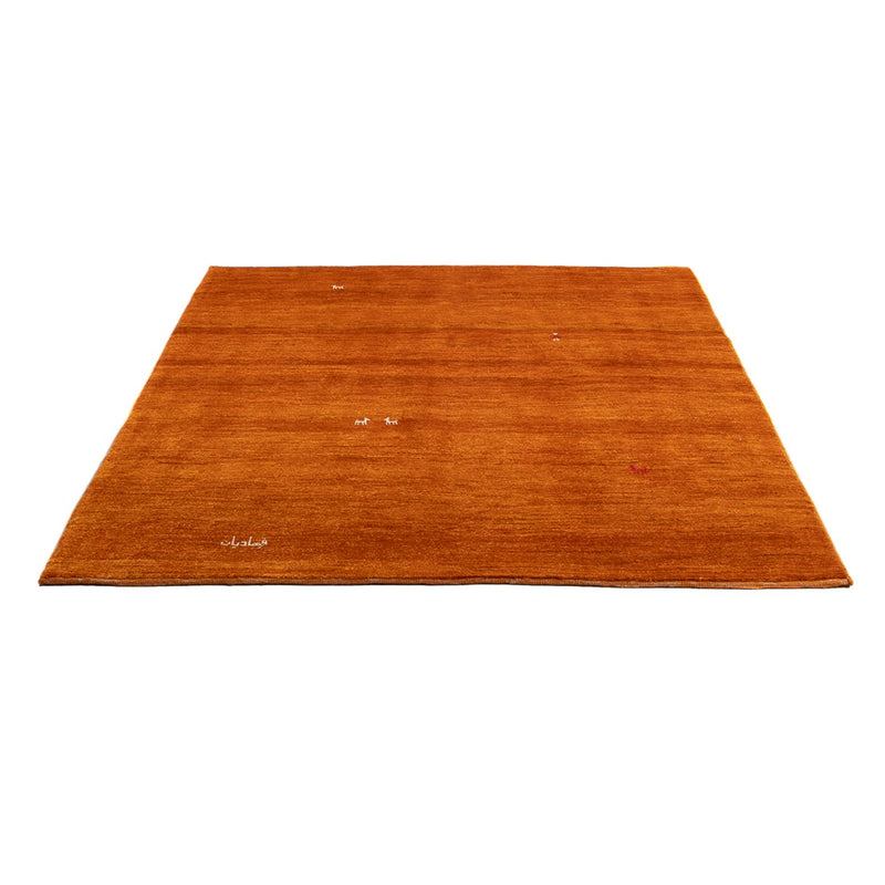 Tapis Gabbeh - Persan - 196 x 150 cm - orange