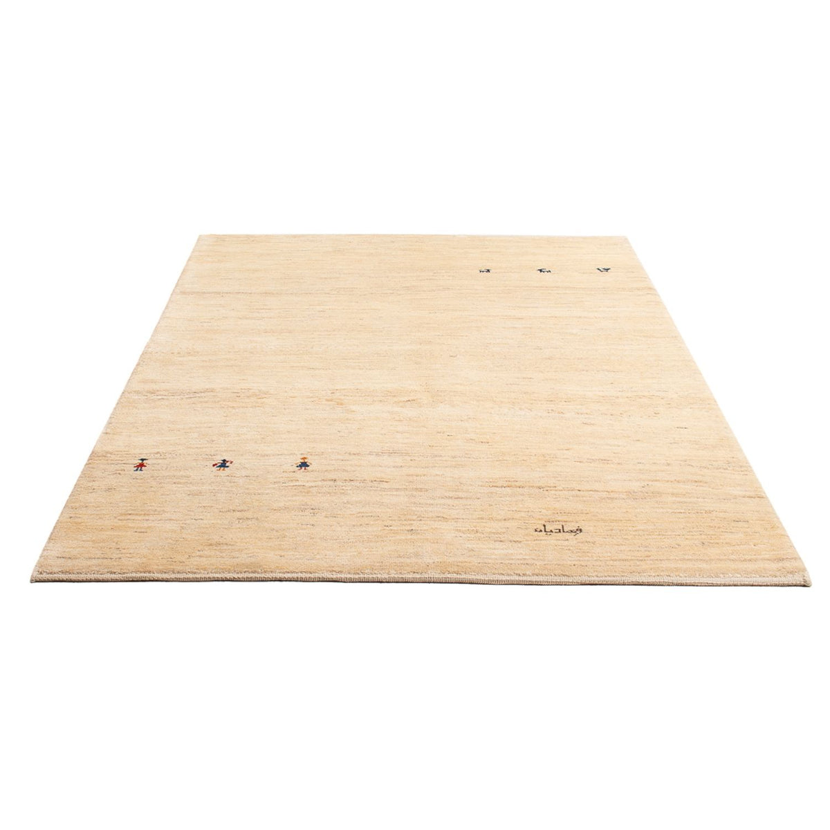 Tapis Gabbeh - Persan - 202 x 138 cm - argent