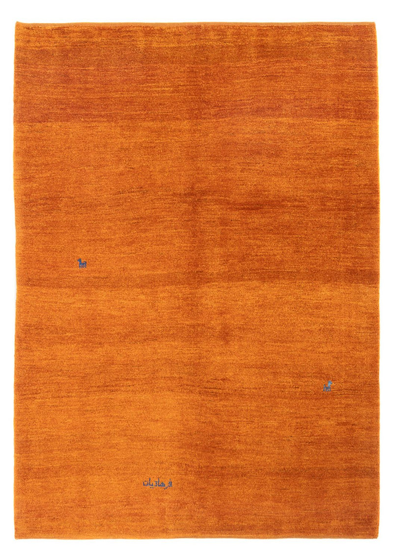 Tapis Gabbeh - Persan - 195 x 155 cm - orange