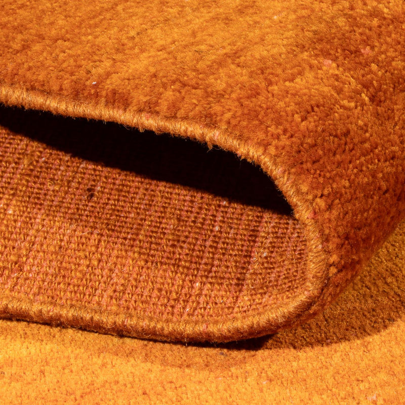 Tapis Gabbeh - Persan - 195 x 155 cm - orange