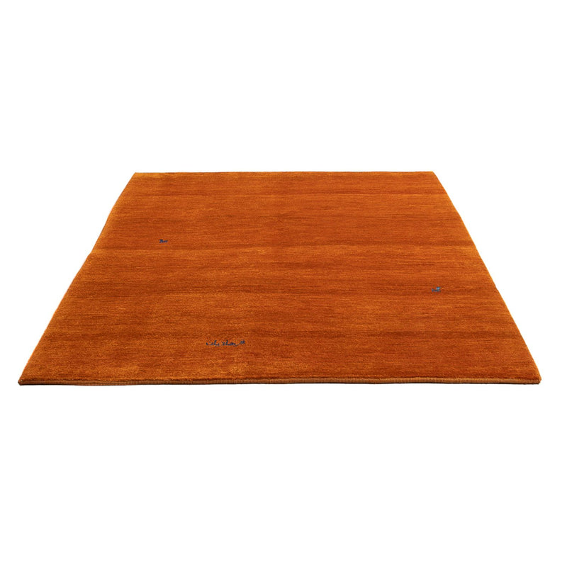 Tapis Gabbeh - Persan - 195 x 155 cm - orange