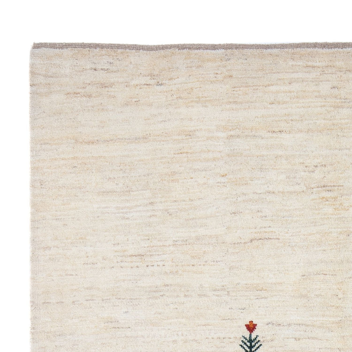 Tapis Gabbeh - Persan - 207 x 155 cm - argent