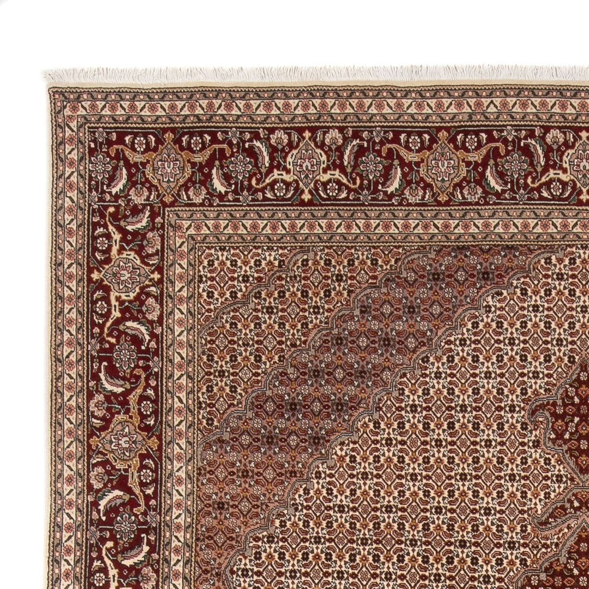 Tapis persan - Tabriz - Royal - 344 x 246 cm - marron clair