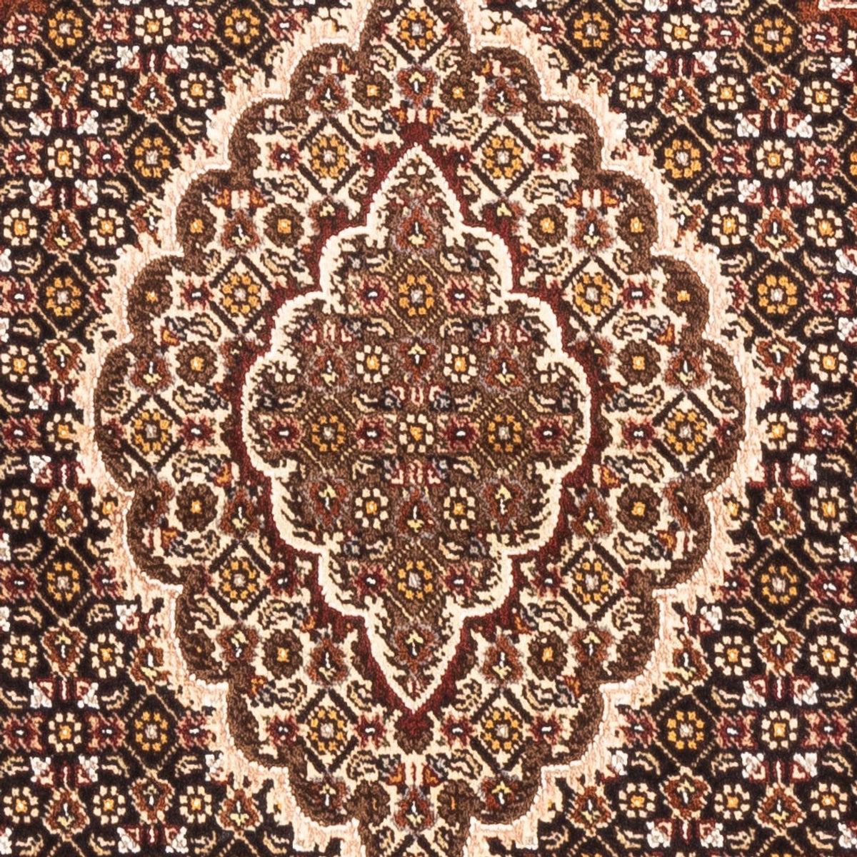 Tapis persan - Tabriz - Royal - 144 x 101 cm - bleu foncé