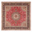Tapis persan - Tabriz - Royal carré - 252 x 252 cm - rouge