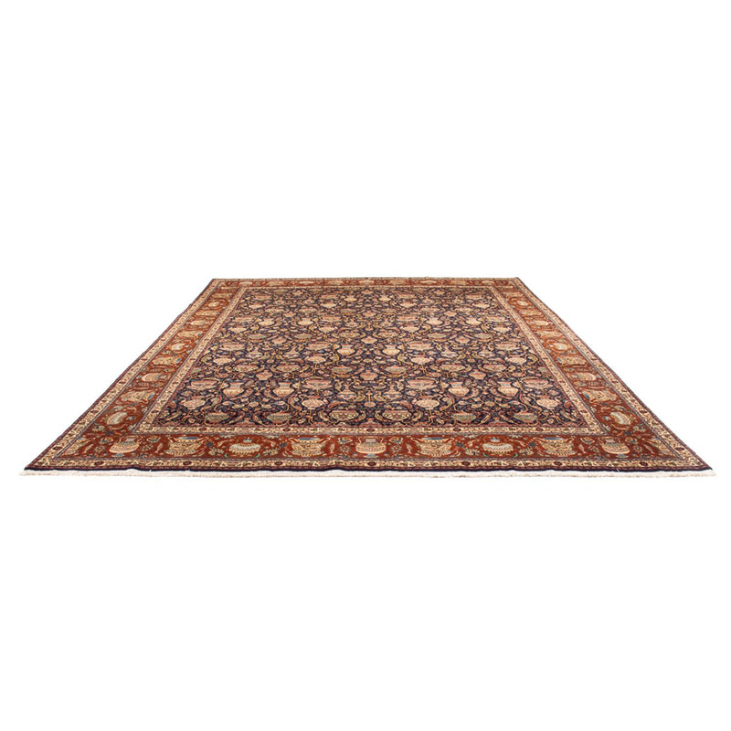 Tapis persan - Tabriz - 387 x 300 cm - bleu foncé